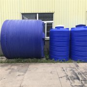30噸藍色食品級塑料儲罐_防腐PE儲罐廠...